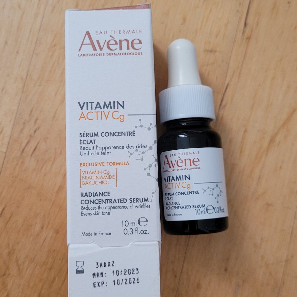 AVENE Vitamin Activ Cg Serum Radiance Concentrated Mini 0.3oz NEW In Box